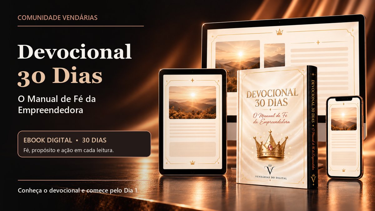 Devocional 30 Dias: O Manual de Fé da Empreendedora